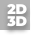 2D 3D